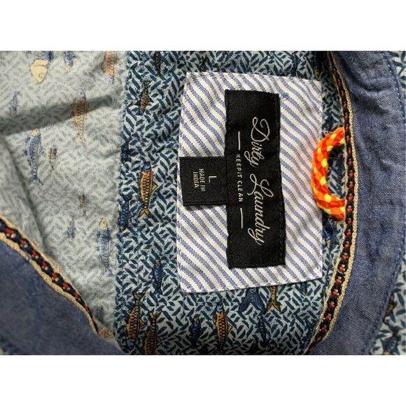 Dirty Laundry Men’s button down short sleeve shirt - Picture 4 of 7
